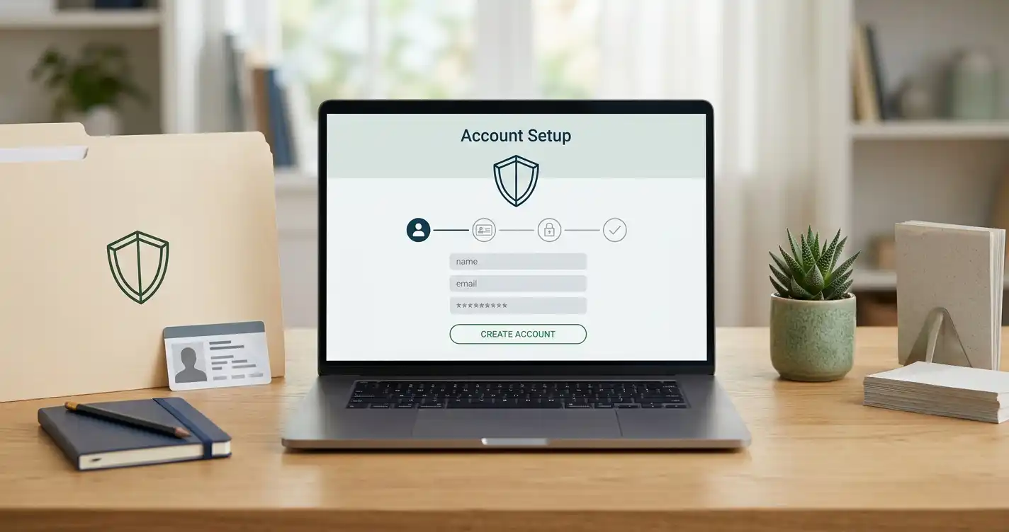 Neutral illustration about BetFoxx Registration and Account Verification